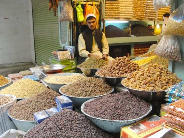 Dry food in one of Kabul's markets