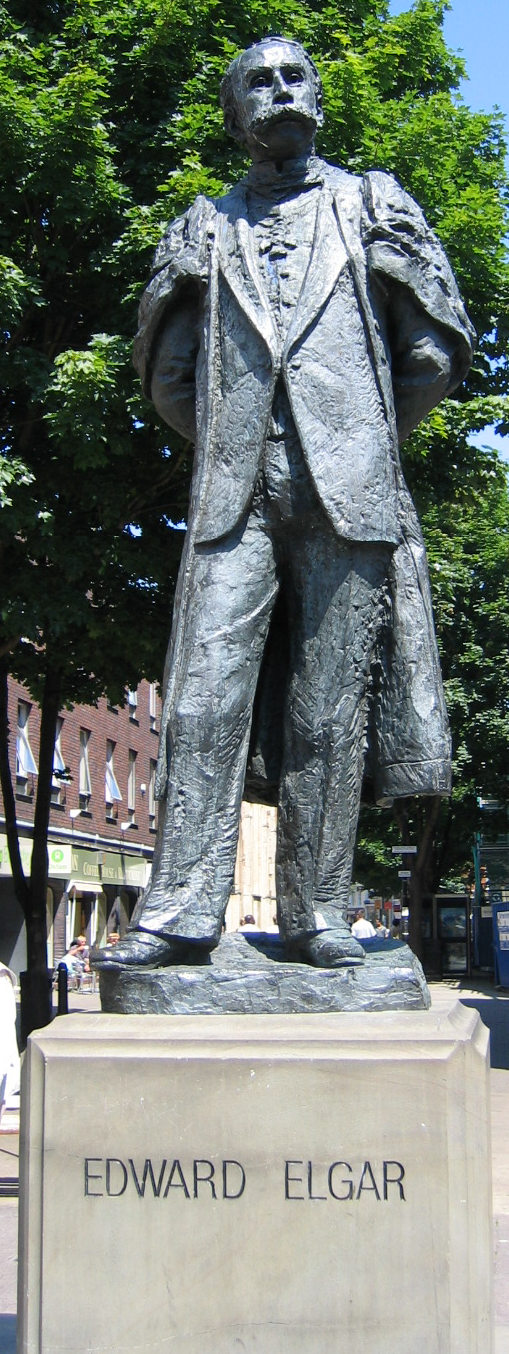 Statue of Edward Elgar.