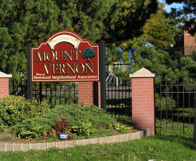Fleetwood Welcome Sign