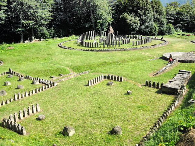 Ruins of sanctuaries at Sarmizegetusa Regia (Dacia's capital during the reigns of Burebista and Decebalus).