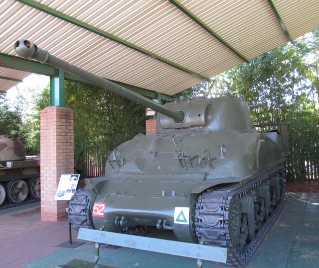 A Sherman Firefly with the 17-pounder