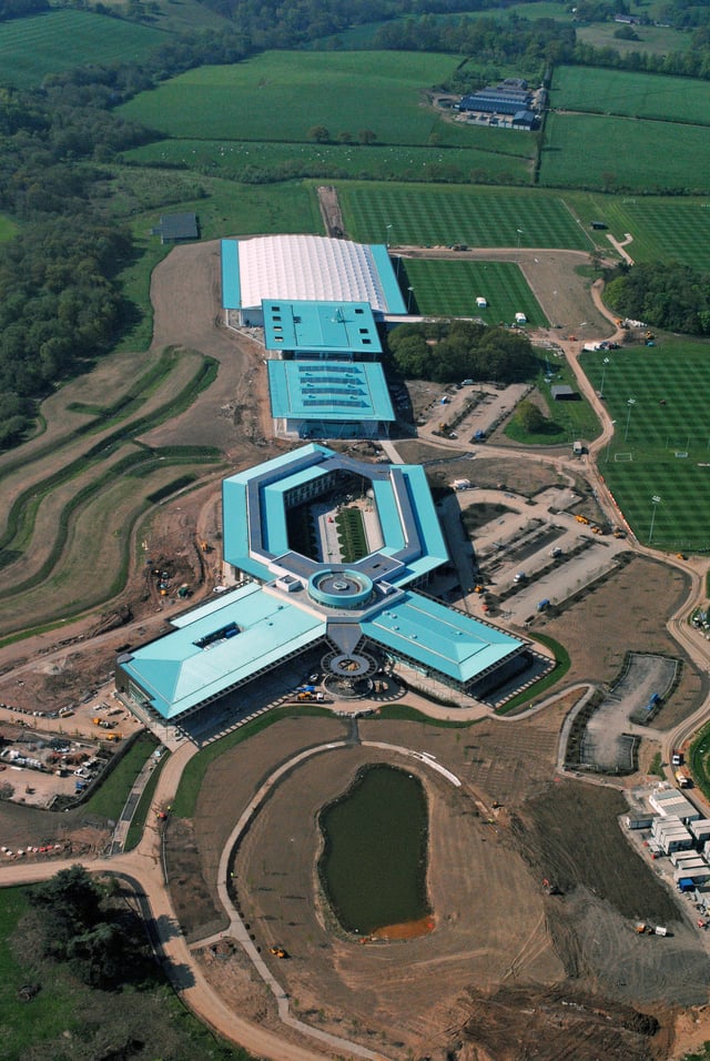 St George's Park is the training ground of the England National Football Team