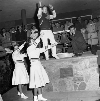 Ringing of the Victory Bell, Arizona State University circa 1956