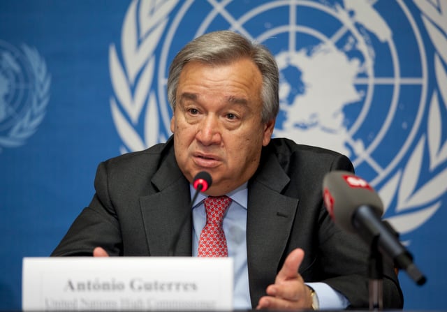 Current Secretary-General of the United Nations and former Prime Minister António Guterres