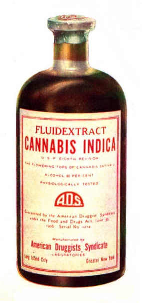 Cannabis indica fluid extract, American Druggists Syndicate (pre-1937)