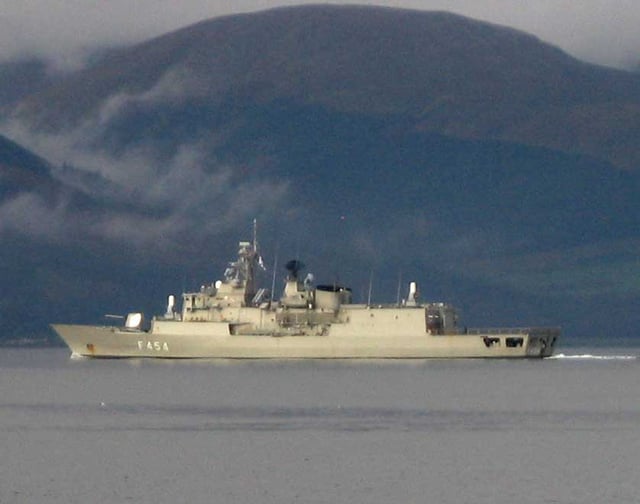 The Greek-made frigate Psara used by the Hellenic Navy