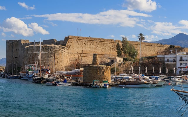 Kyrenia Castle was originally built by the Byzantines and enlarged by the Venetians