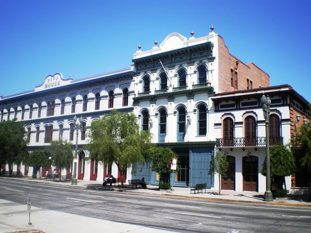 Pico House, Merced Theater and Masonic Hall