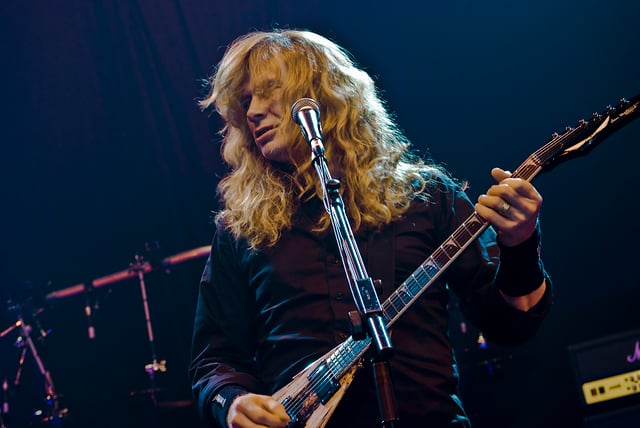 Dave Mustaine went on to found rival band Megadeth after being released from the band in 1983.