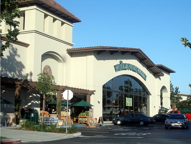 Whole Foods Market suburban store in Redwood City, California