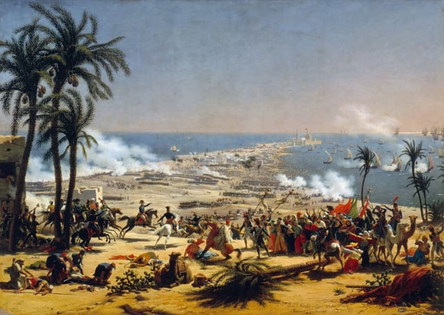 Battle of Abukir in 1799