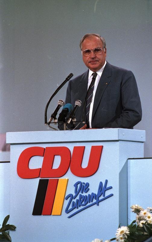 Helmut Kohl in 1986