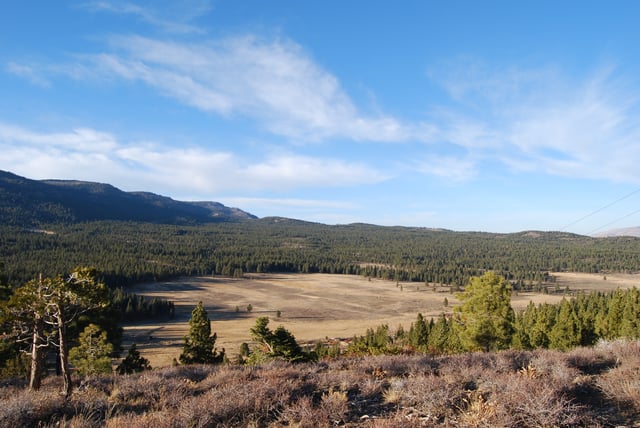 Dog Valley, west of Reno, an area of active faulting