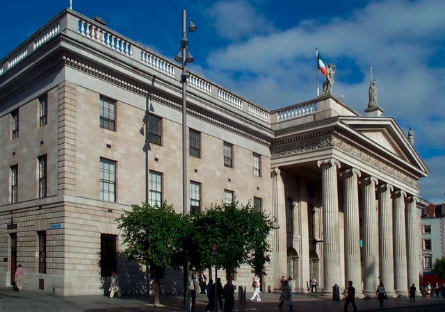 The GPO on O'Connell Street was at the centre of the 1916 Easter Rising