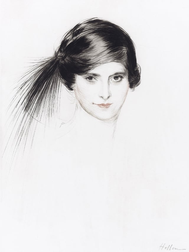 Helena Rubinstein by Paul César Helleu, c. 1908