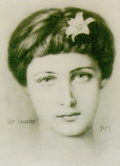 Actress Lillie Langtry, nicknamed the Jersey Lily.