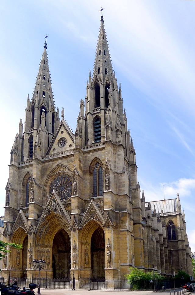 Saint Clotilde Basilica completed 1857, Paris