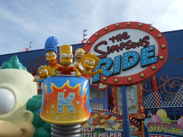 The Simpsons Ride at Universal Studios Florida.