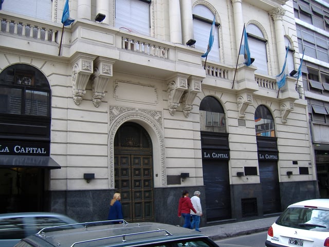 Headquarters of La Capital newspaper.
