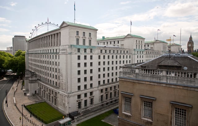 The MOD Main Building, Whitehall, London