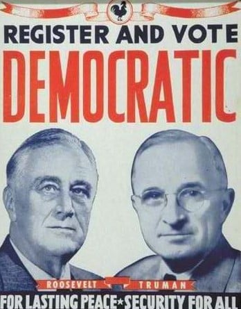Roosevelt–Truman poster from 1944