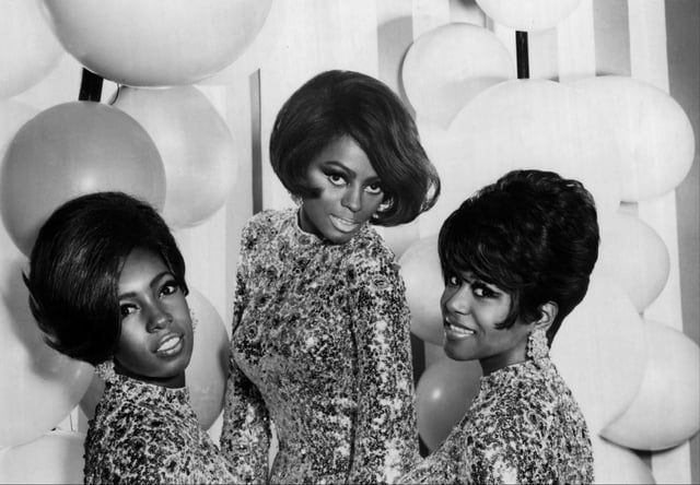 Ross with the Supremes in 1967