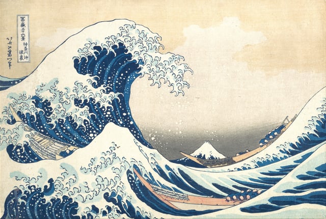 The Great Wave off Kanagawa original print