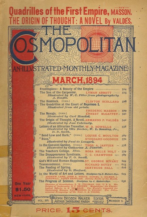 March 1894 issue of The Cosmopolitan