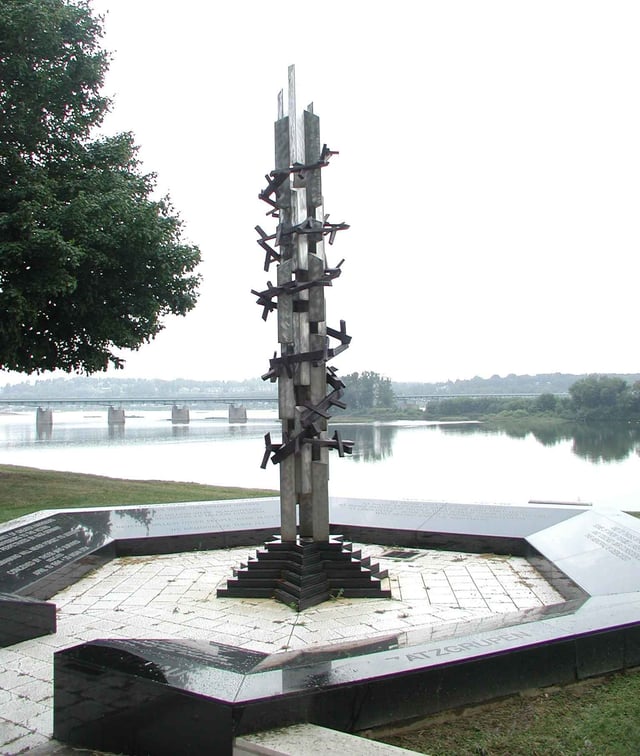 Pennsylvania Holocaust Memorial along Harrisburg's Riverfront Park/Capital Area Greenbelt