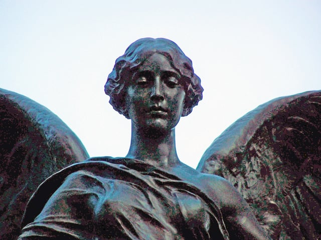 Statue of the Goddess Nike on the Titanic Engineers' Memorial, Southampton