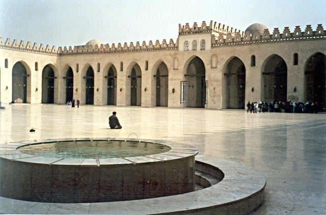 The Al-Hakim Mosque in Cairo, of Al-Hakim bi-Amr Allah, the sixth caliph, as renovated by Dawoodi Bohra