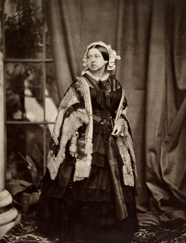 Victoria photographed by J. J. E. Mayall, 1860