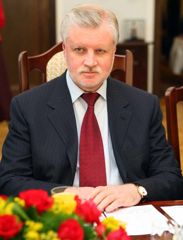 A Just Russia's Sergey Mironov was very critical of the 2009 regional elections