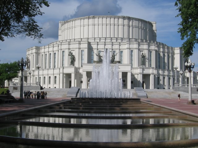 The Opera and Ballet Theater in Minsk