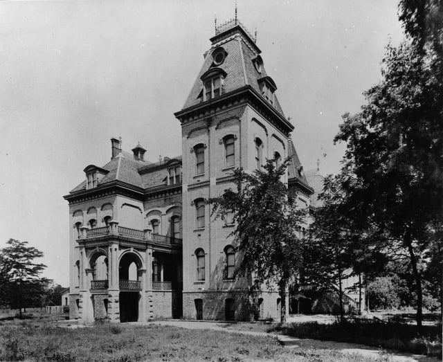 University Hall in Salt Lake City, the first permanent home of the University of Deseret (later the University of Utah)