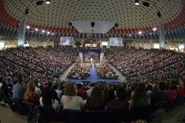 Convocation at the Vines Center