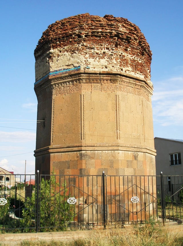 The Mausoleum of Kara Koyunlu emirs in Argavand near Yerevan