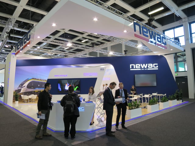 Nowy Sącz-based company Newag S.A. during InnoTrans 2016
