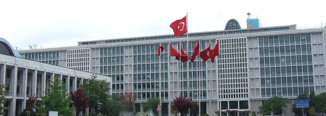 Istanbul Metropolitan Municipality building in the Fatih district