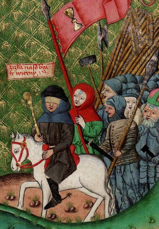 Between 1420 and 1431 the Hussite heretics defeated five anti-Hussite Crusades ordered by the Pope.