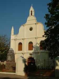 St. Francis CSI Church, in Kochi. Vasco da Gama died in Kochi in 1524 when he was on his third visit to India. His body was originally buried in this church.