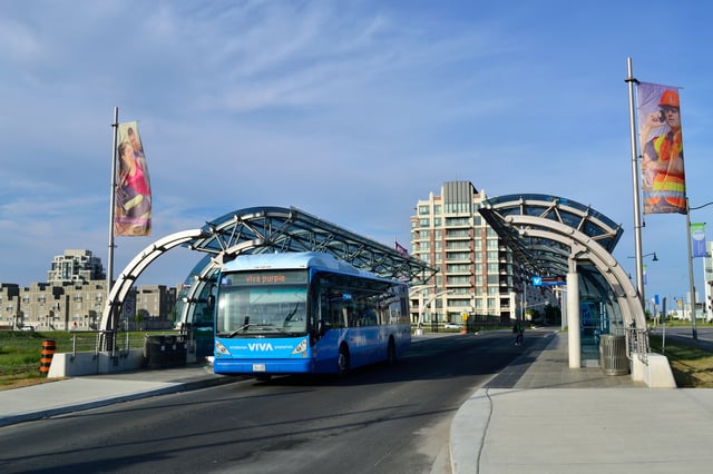 VIVA Warden station in Markham