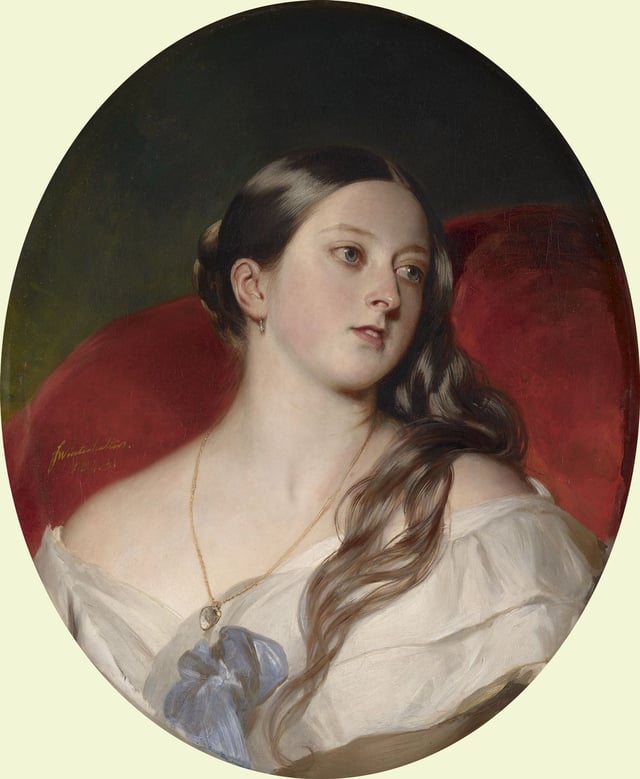 Portrait by Franz Xaver Winterhalter, 1843