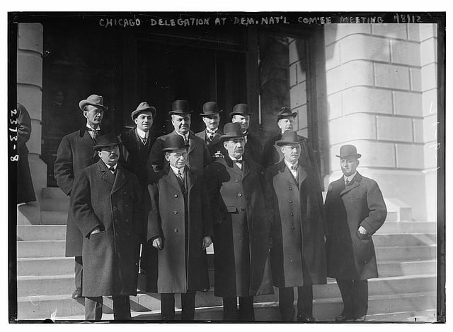 Chicago delegation to the January 8, 1912 Democratic National Committee
