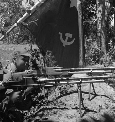 Chinese Red Army's machine guns in 1936.