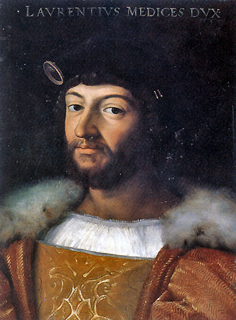 Lorenzo di Piero de' Medici to whom the final version of The Prince was dedicated
