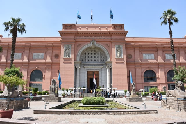 The Egyptian Museum in Cairo.