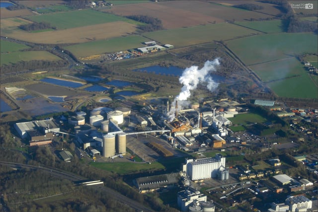 A table sugar factory in England.