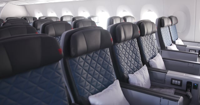 Delta Premium Select on an Airbus A350-900
