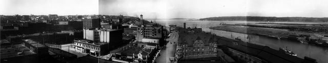 Tacoma manufacturing district and tide flats, 1912.